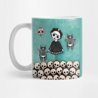 Day of the Dead Cats Mug